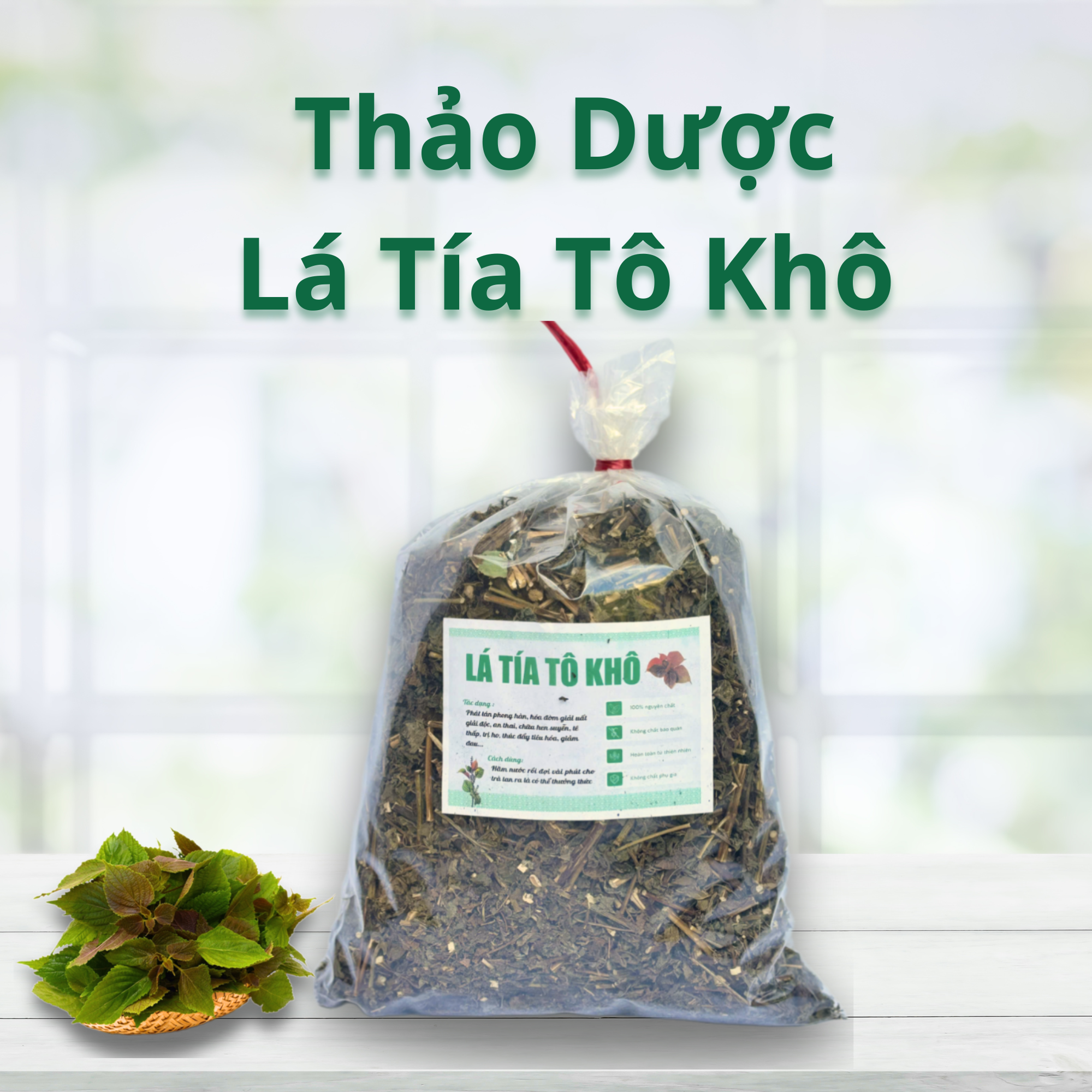 Thảo Dược Lá Tía Tô Khô