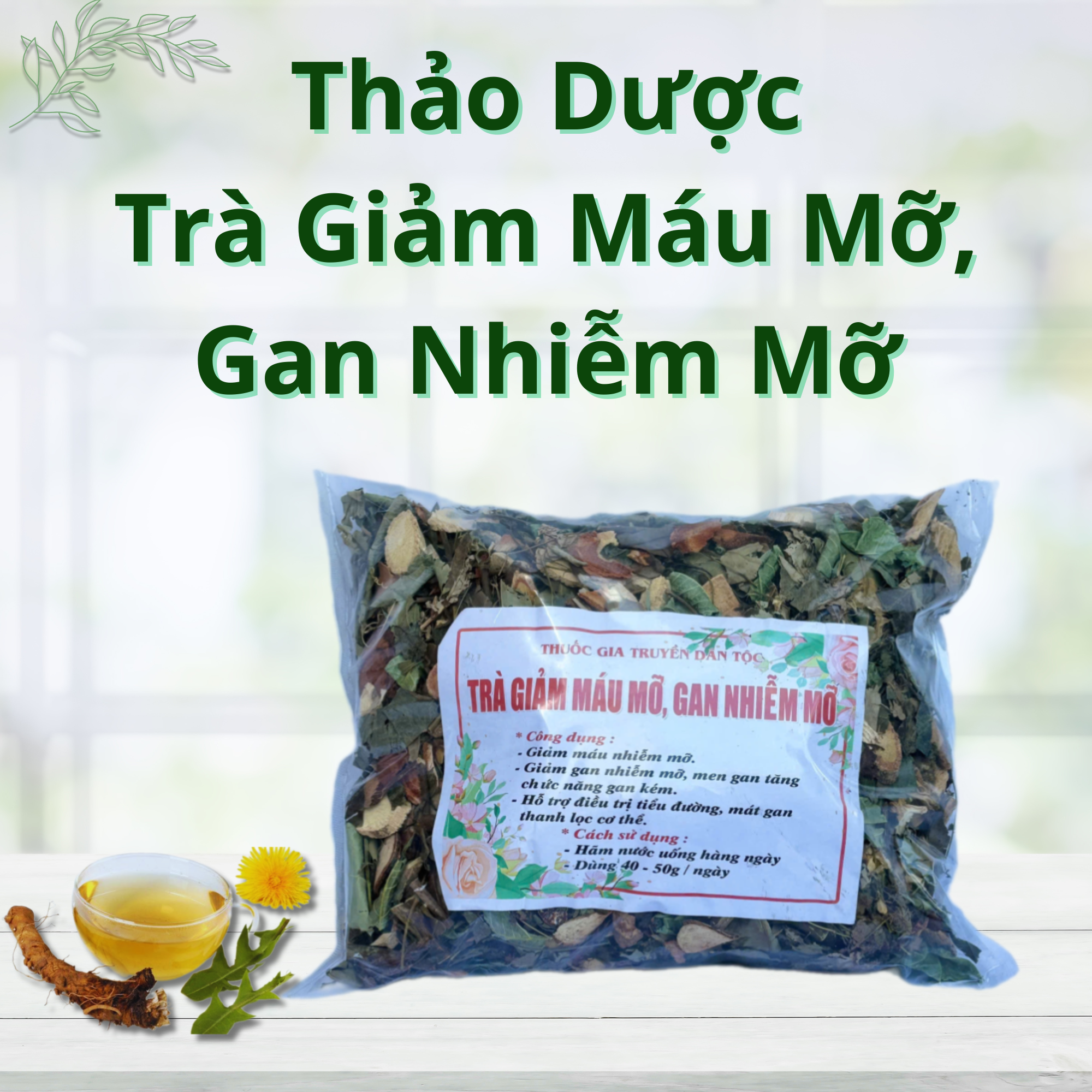 Thảo Dược Giảm Máu Mỡ, Gan Nhiễm Mỡ