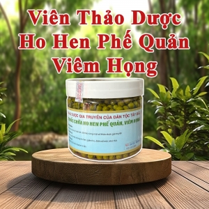 Viên thảo dược Ho hen phế quản viêm họng