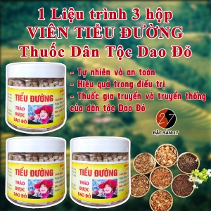 1 Liệu trình 3 hộp Viên tiểu đường