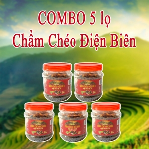 Combo 5 lọ Chẩm chéo Điện Biên